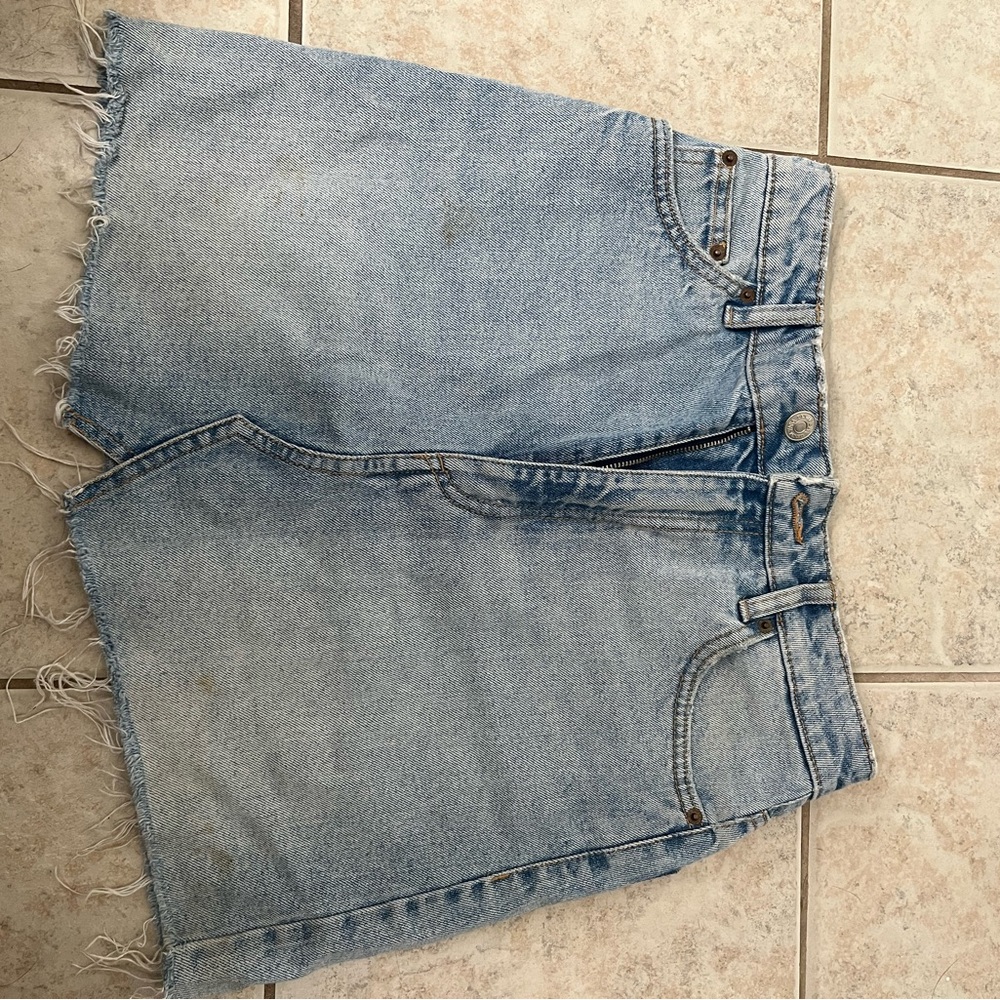 Zara Light Wash Jean Shorts
